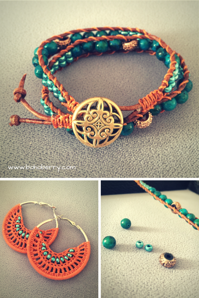 Copperhead Road Wrap Bracelet #bohojewelry #handmade #bohoberry / bohoberry.com